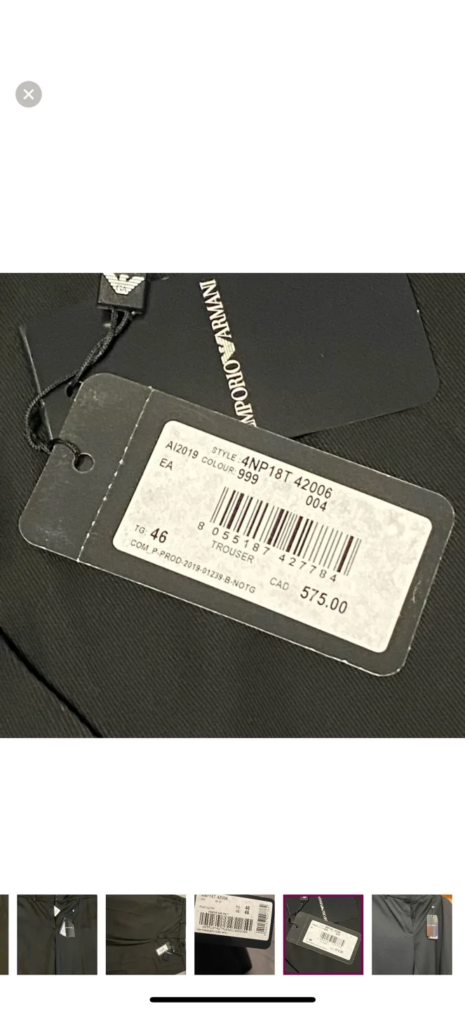 Emporio Armani trousers (Woman) (Dress Pants) image indicator(2)