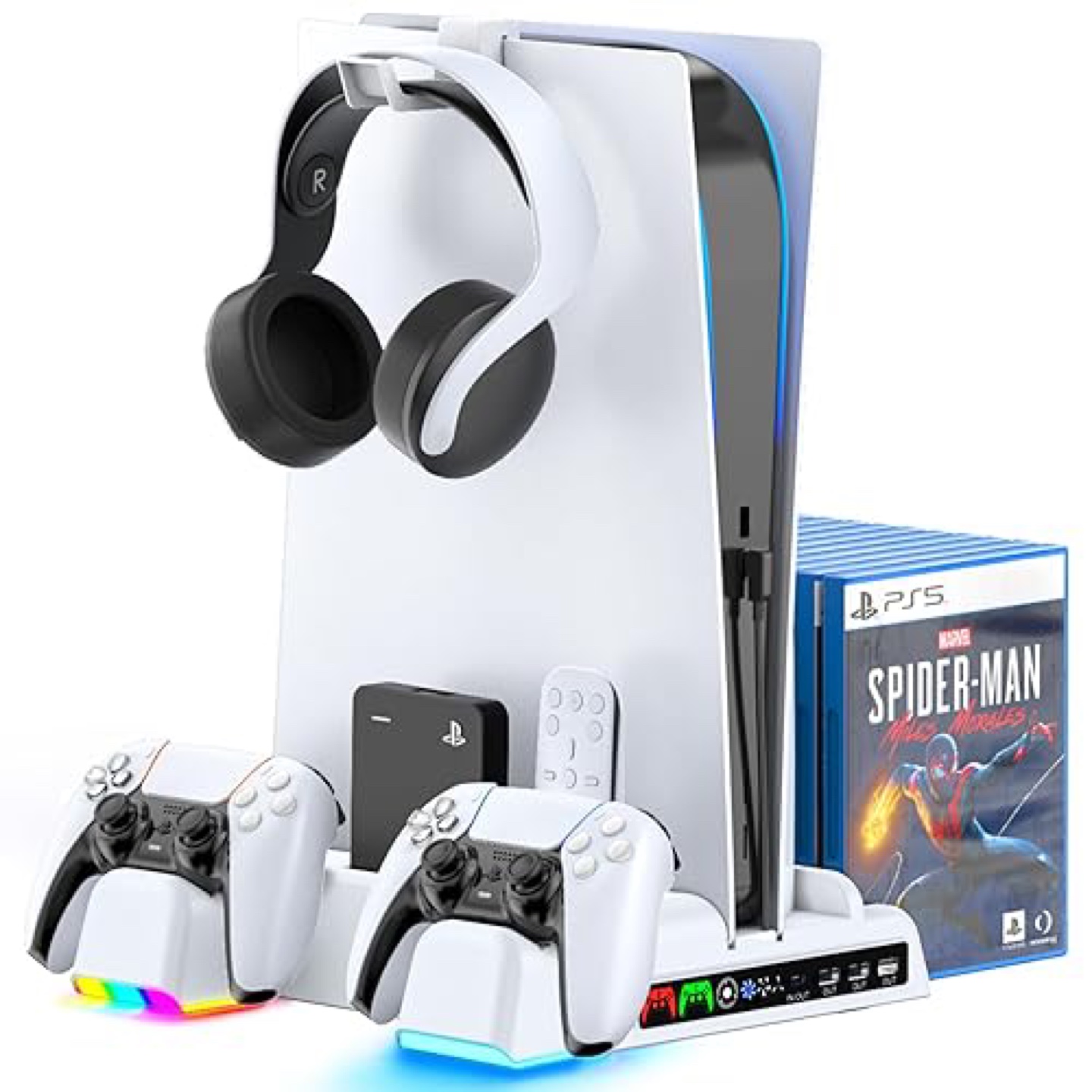 OIVO PS5 Cooling Stand with Dual Controller Charger - photo 4