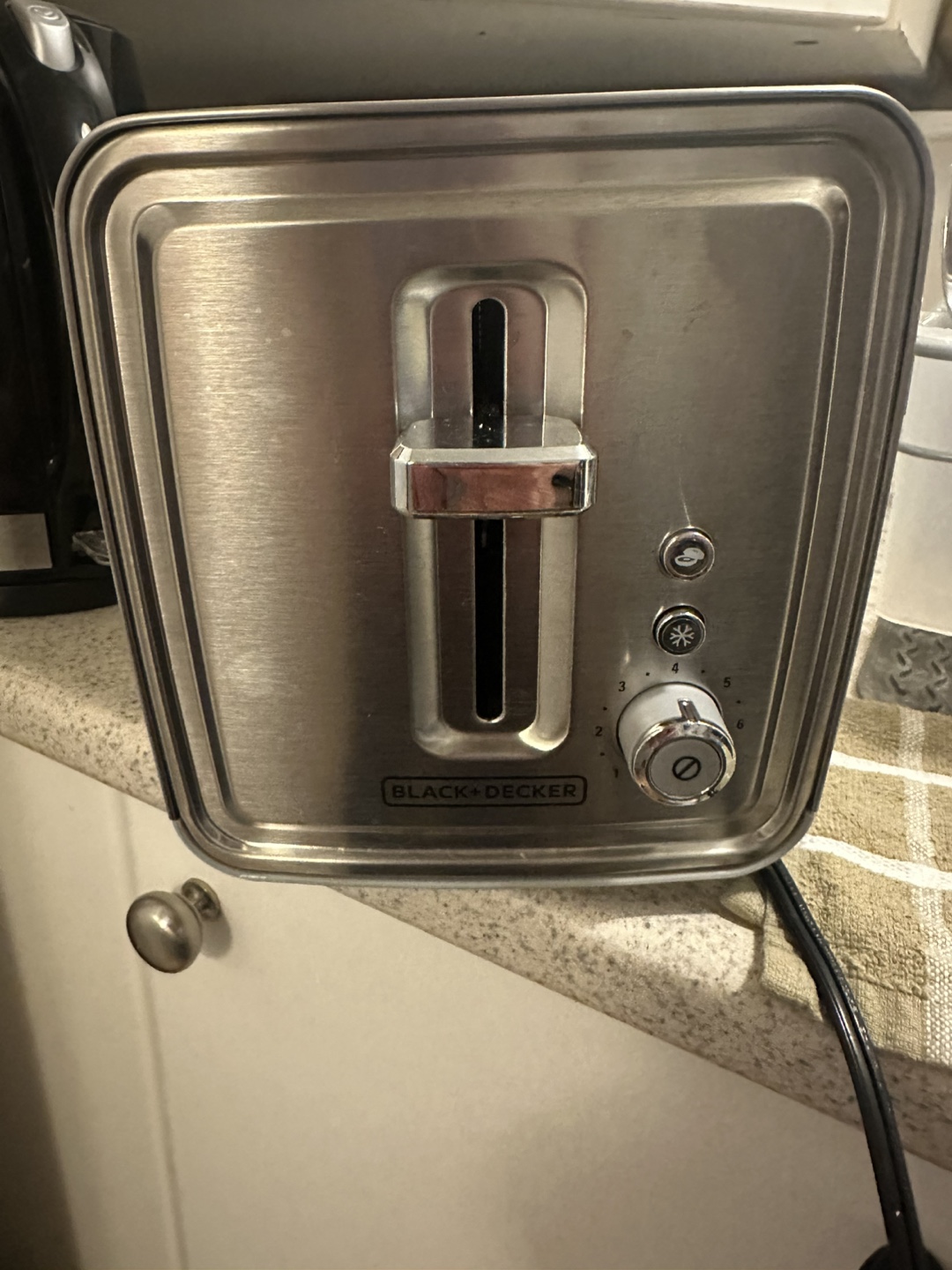 Black+Decker 2-Slice Stainless Steel Toaster