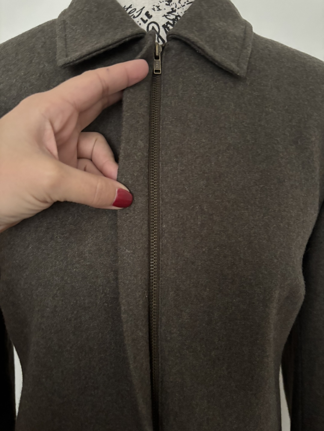 Vintage (1990s) Evan Picone Zip Up Wool Jacket Size 4 or Small - photo 4