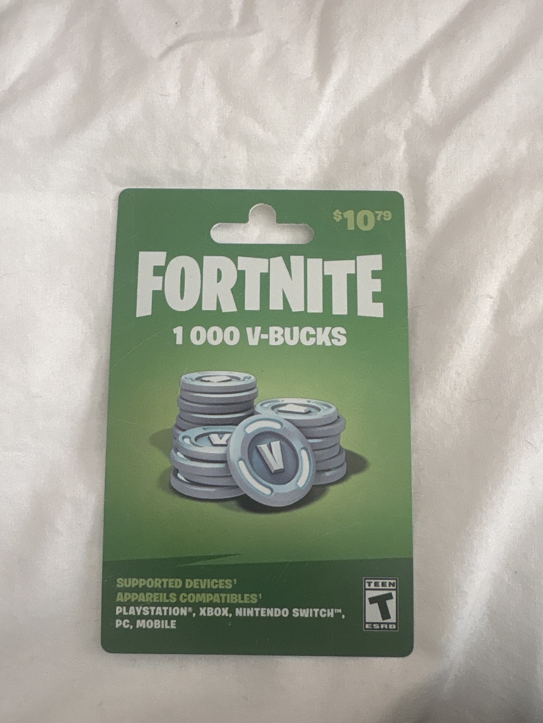 Fortnite 1000 V-Bucks Gift Card
