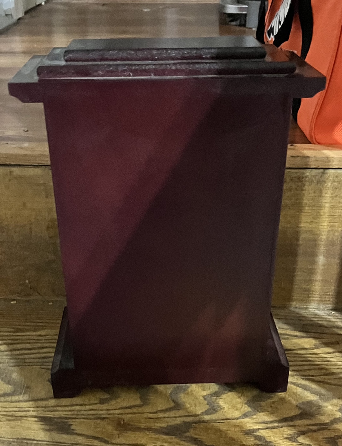 Dark Wood Mantel Clock - photo 4