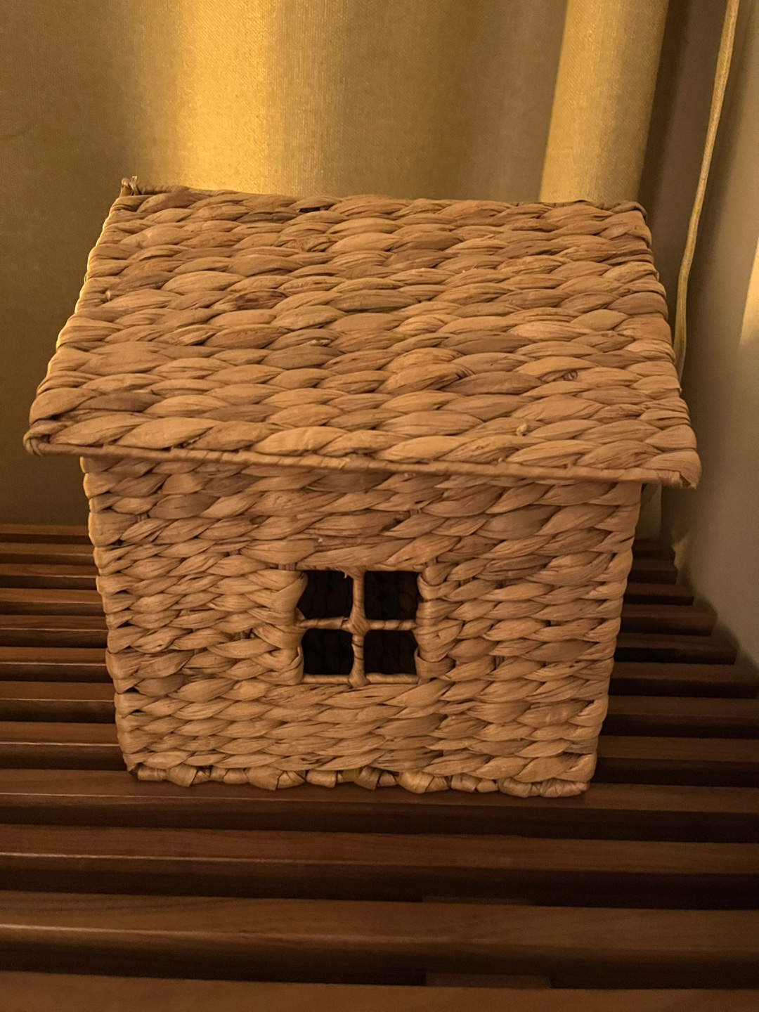 Rattan House shaped Basket - photo 2