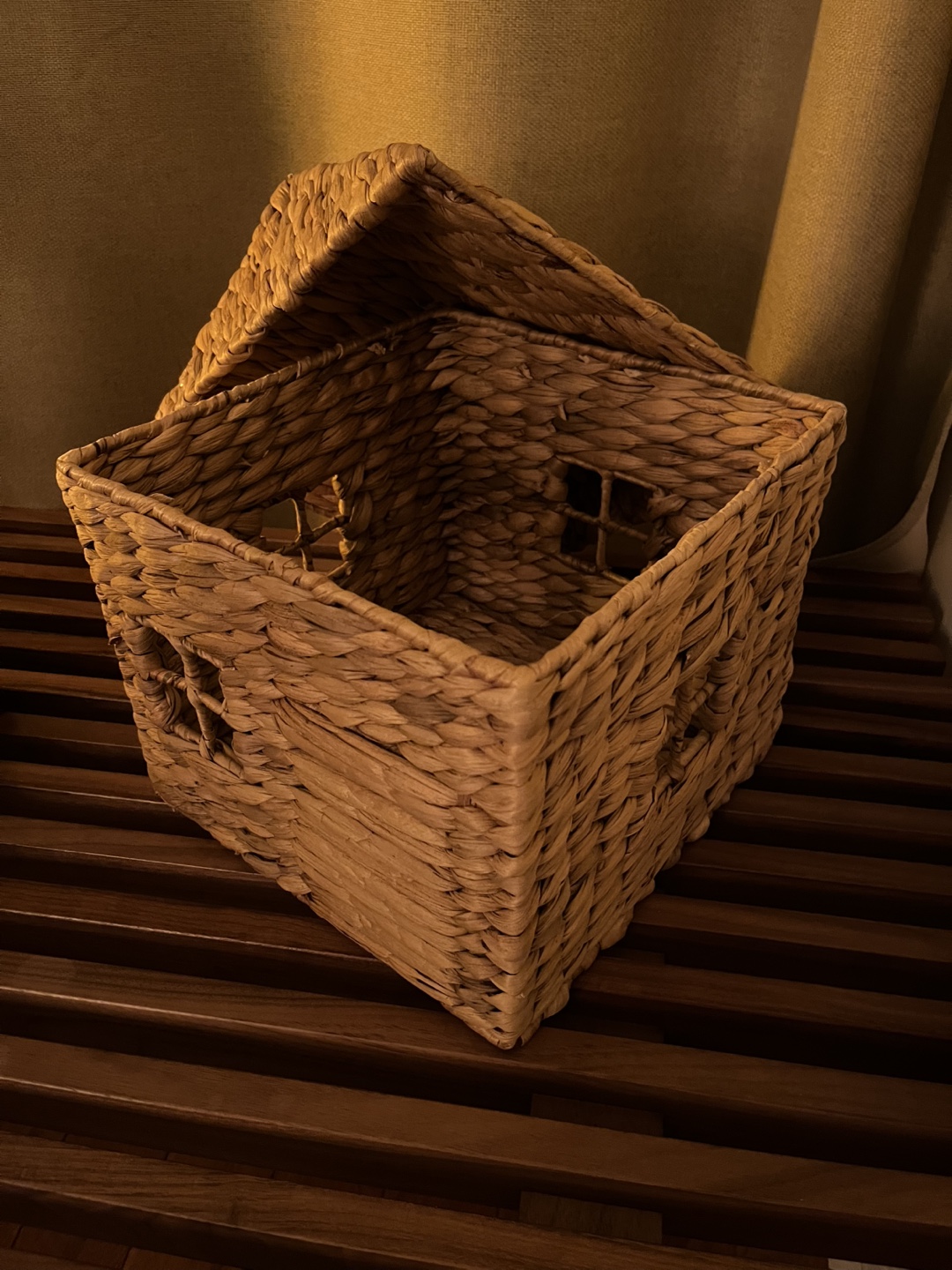 Rattan House shaped Basket