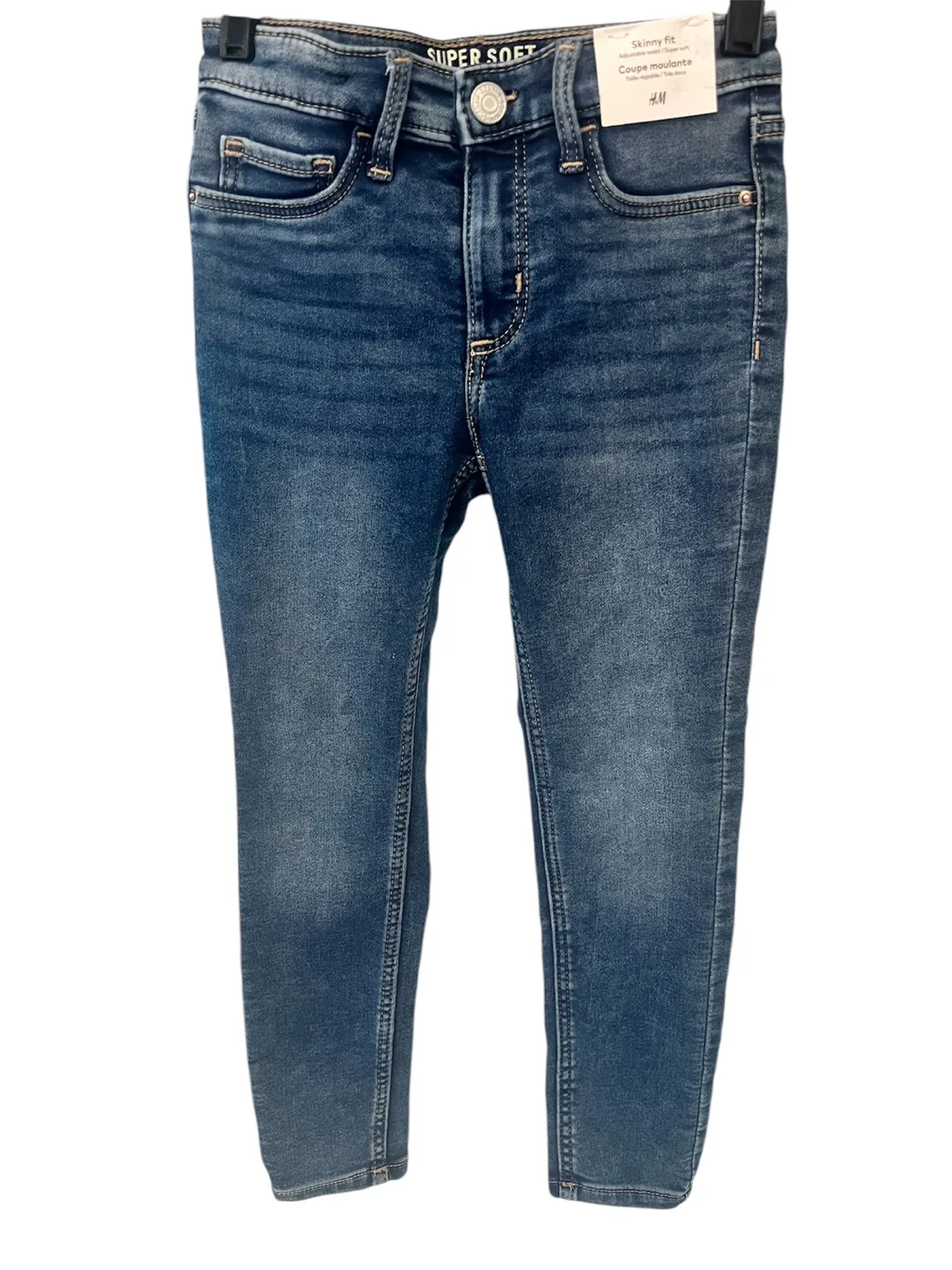 BNWT H&M toddler boys skinny fit jeans sz 5/6Y thumbnail