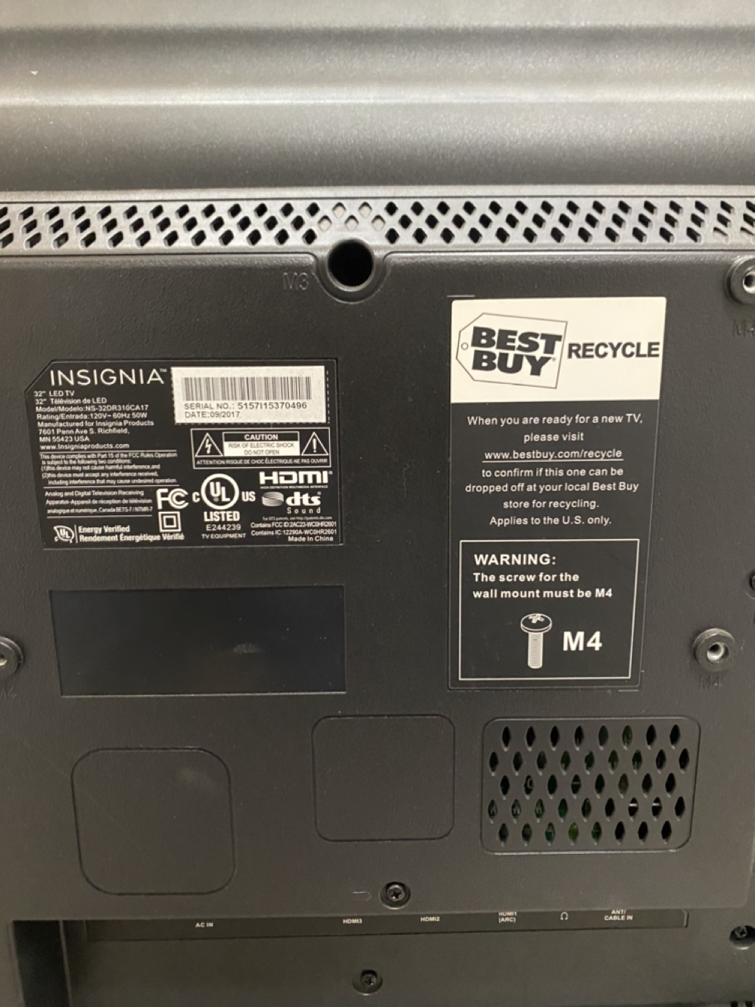 Insignia tv 32” - photo 3