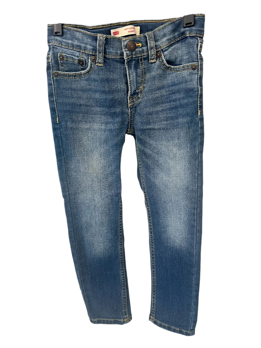 VGUC Levi’s 519 extreme skinny toddler jeans sz 5Y thumbnail