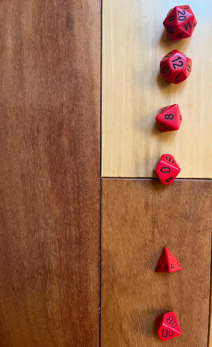 D&D dice ( Polyhedral Dice Set Bundle)  - RPG Gaming Dice image indicator(2)