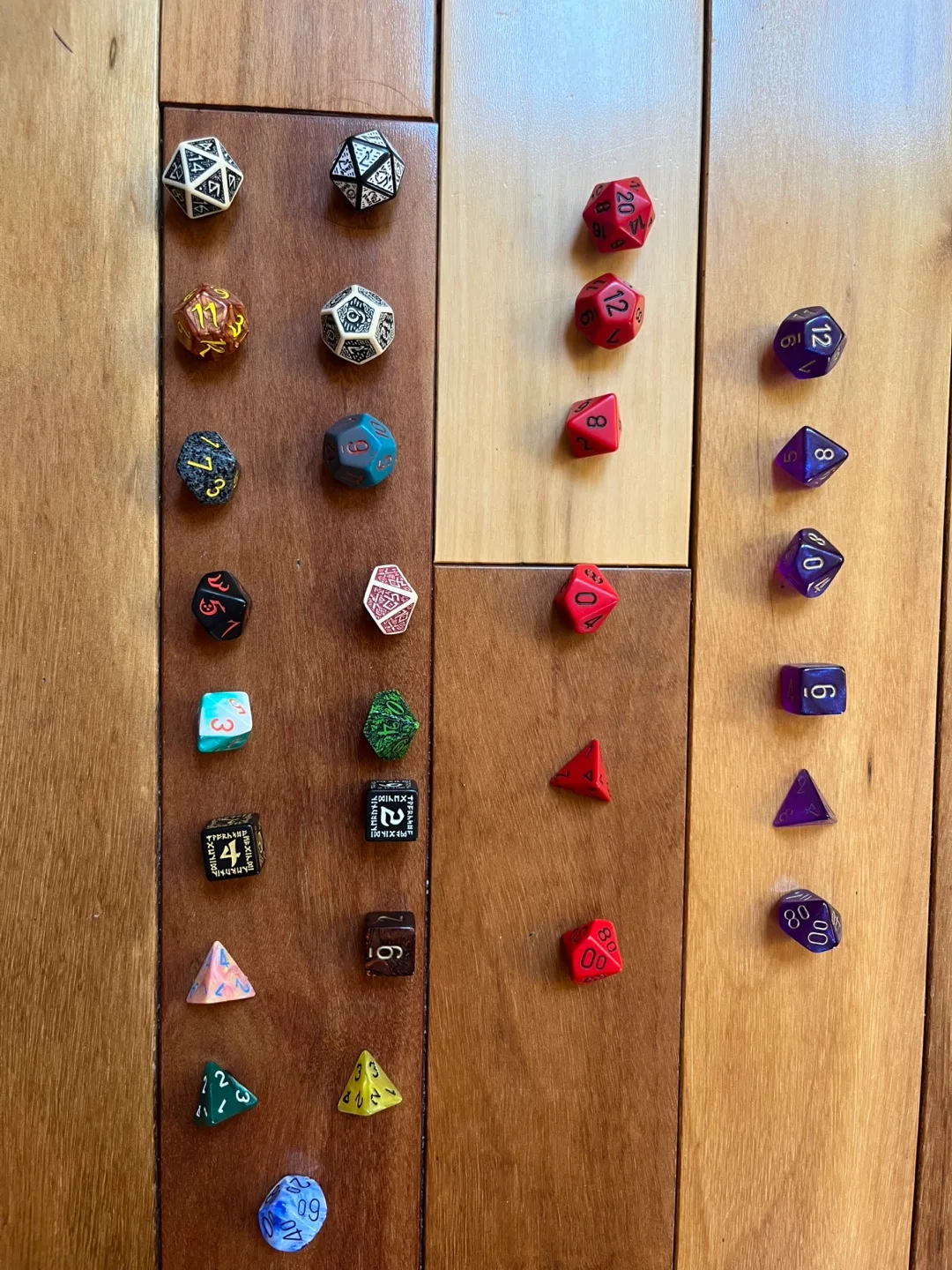 D&D dice ( Polyhedral Dice Set Bundle)  - RPG Gaming Dice image indicator(4)