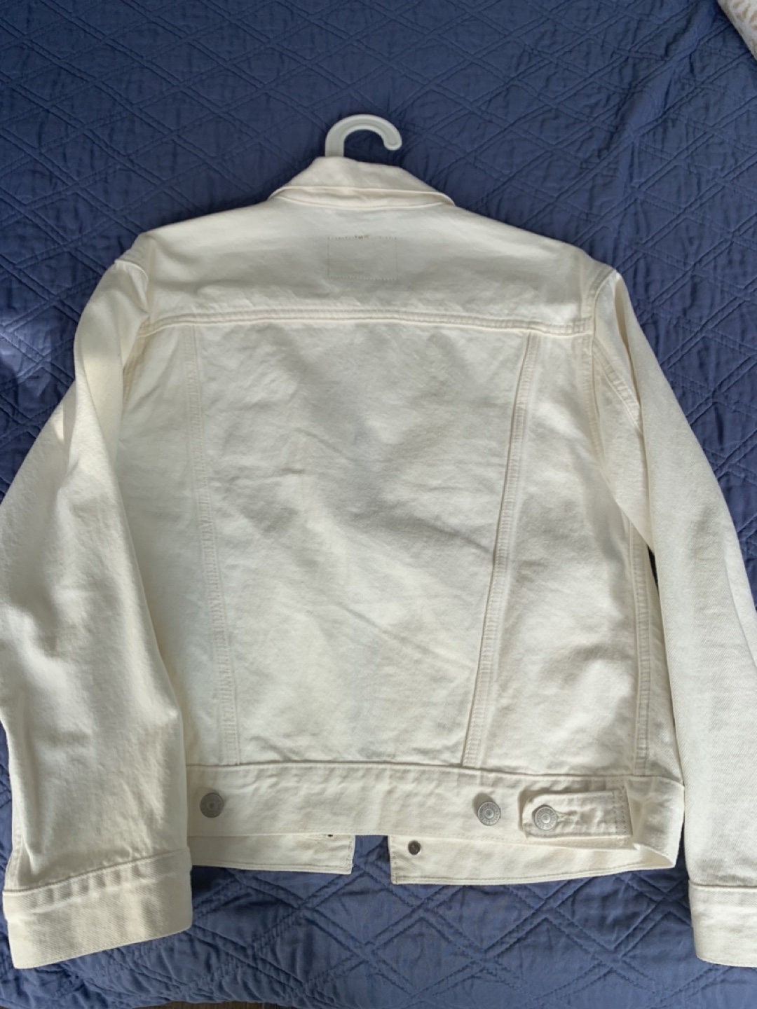 Levi's White Denim Jacket - Size XS - photo 4