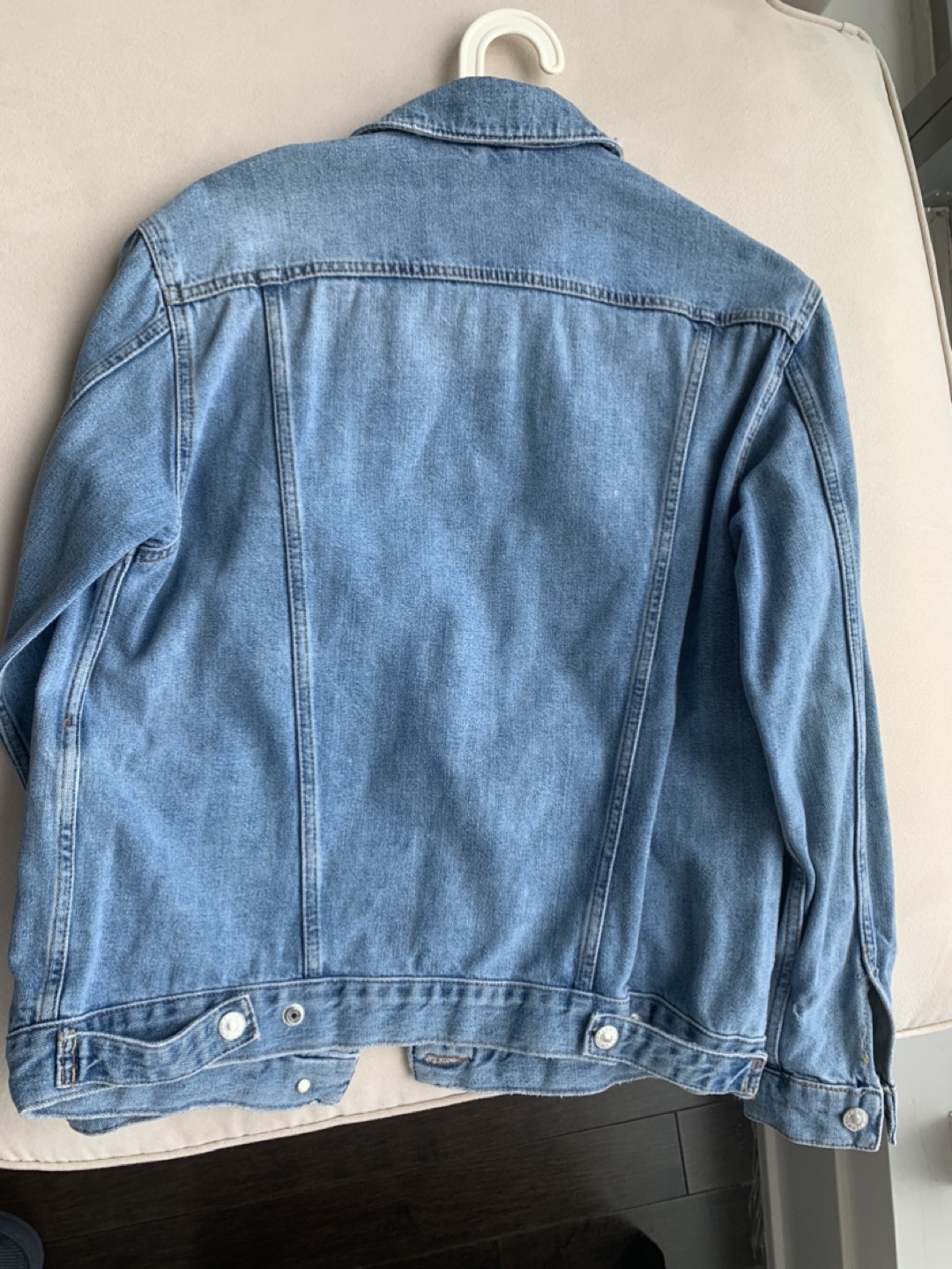 Topshop Light Wash Denim Jacket - oversize design - photo 3