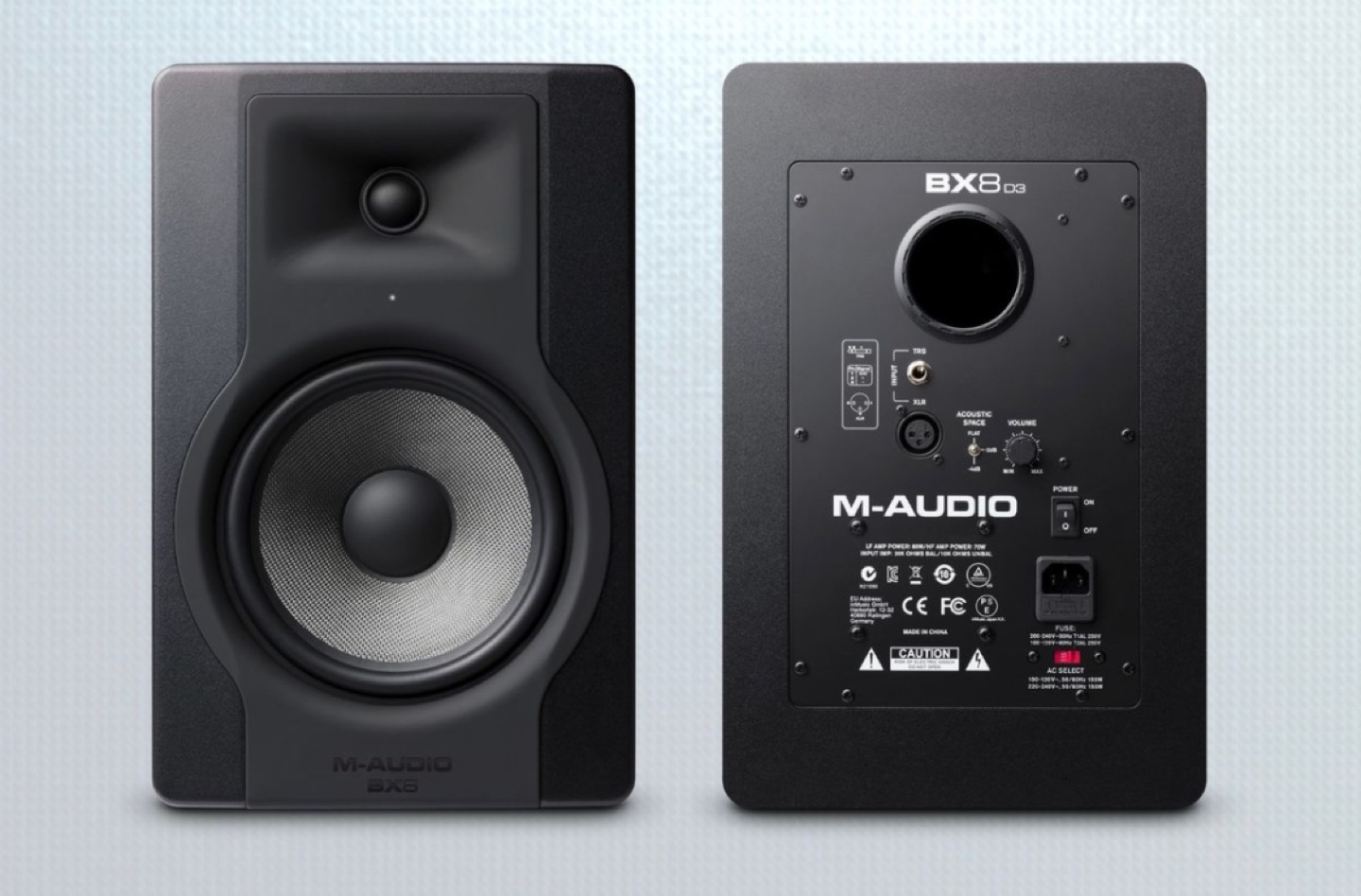 M-Audio BX8 D3 Studio Monitors Pair