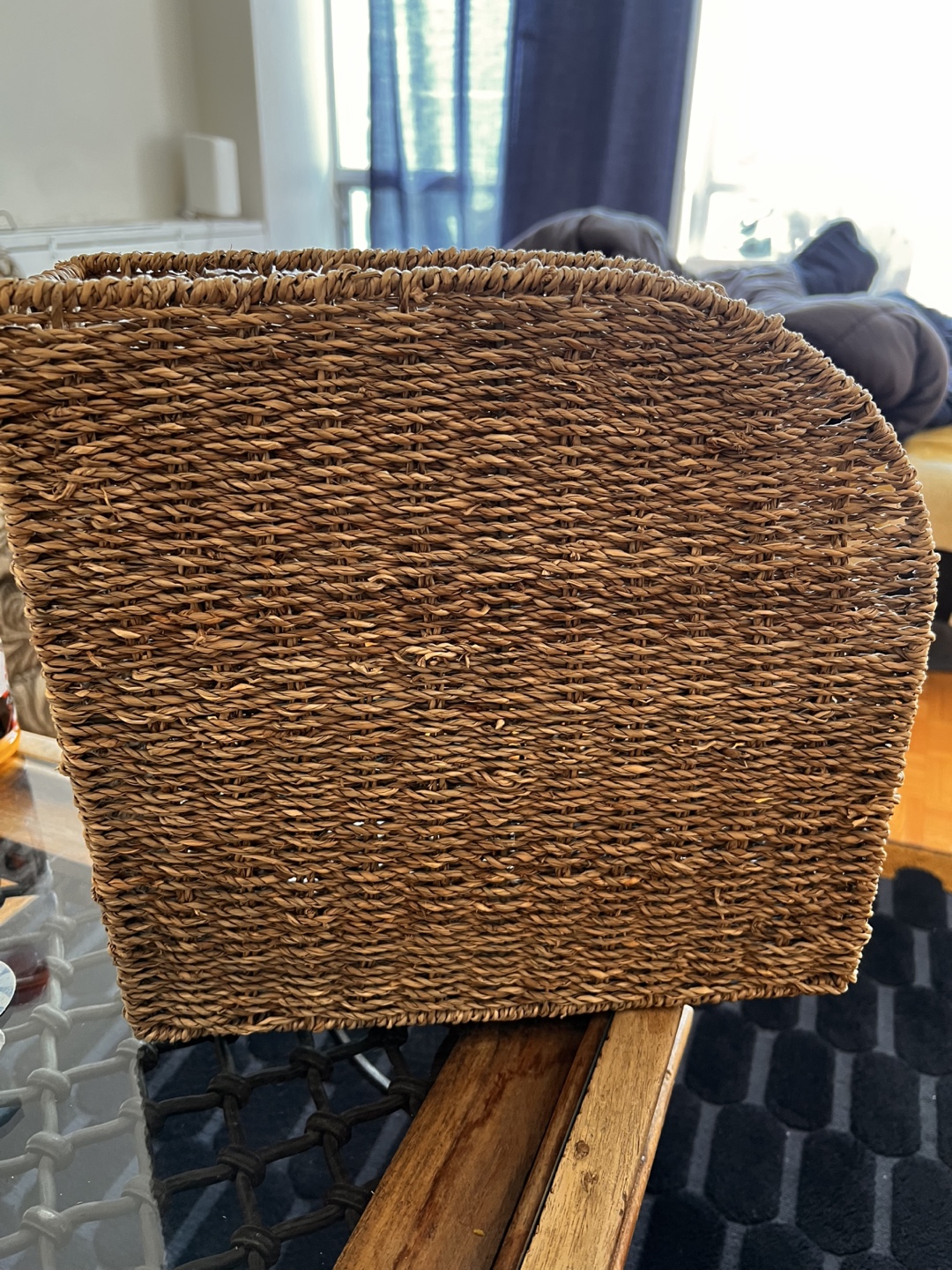 Woven Seagrass Magazine File - photo 2