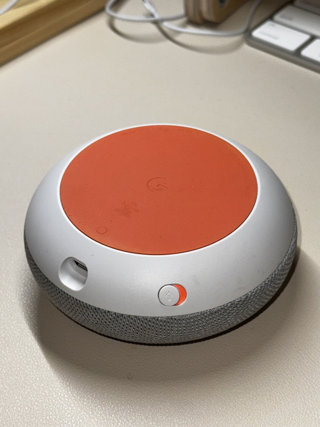 Google Home Mini Smart Speaker - Chalk - photo 2
