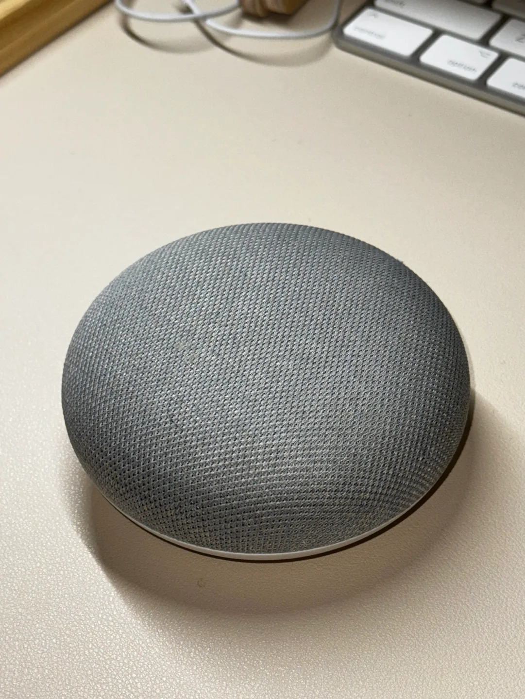 Google Home Mini Smart Speaker - Chalk thumbnail