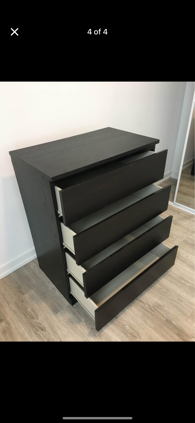 IKEA malm dresser -4 drawers - photo 4