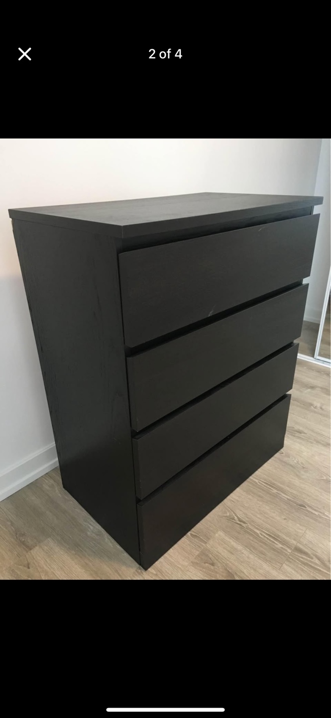 IKEA malm dresser -4 drawers - photo 2