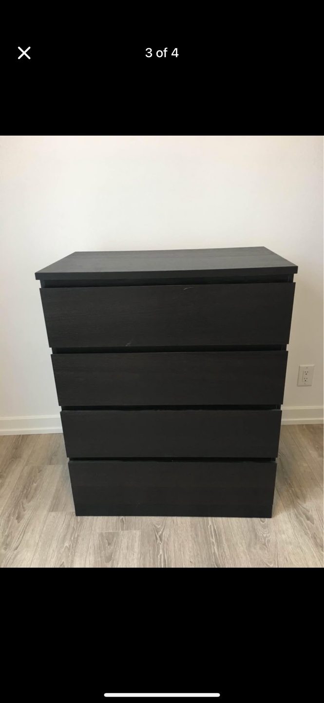 IKEA malm dresser -4 drawers - photo 3