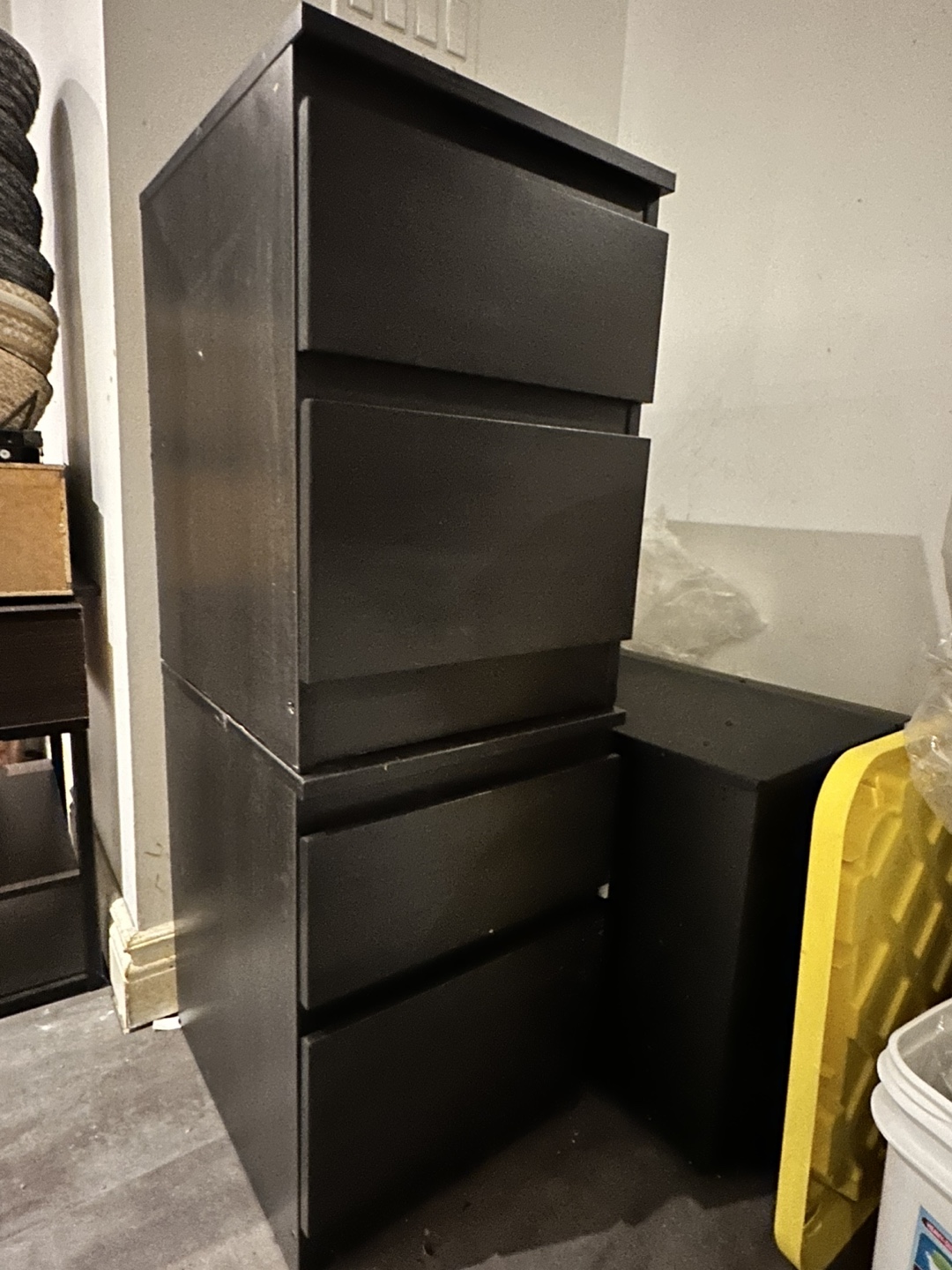 Black 2-Drawer Chest