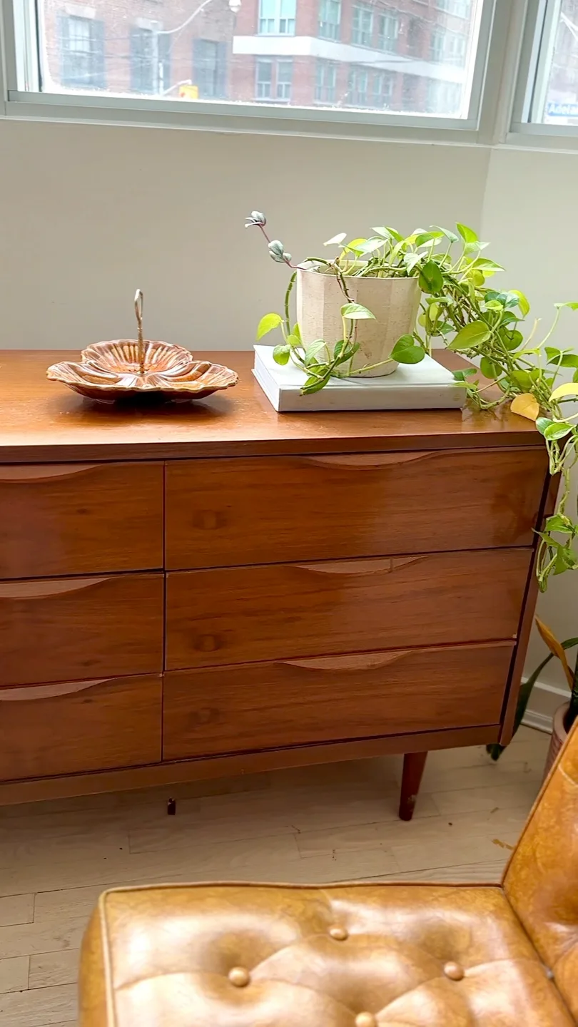 MCM 9-Drawer Vintage Dresser 🤎 thumbnail