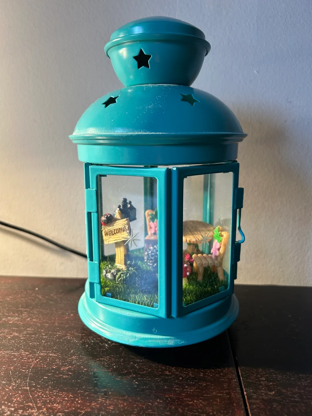 Enchanted Fairy Garden Lantern - LED light included image indicator(6)