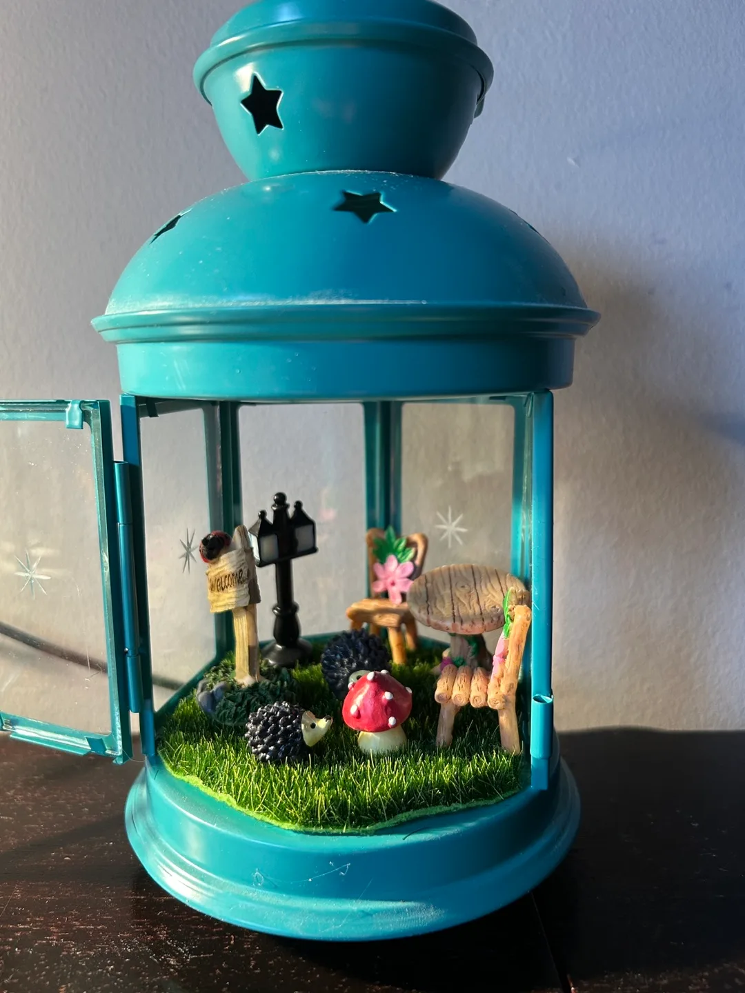Enchanted Fairy Garden Lantern - LED light included image indicator(2)