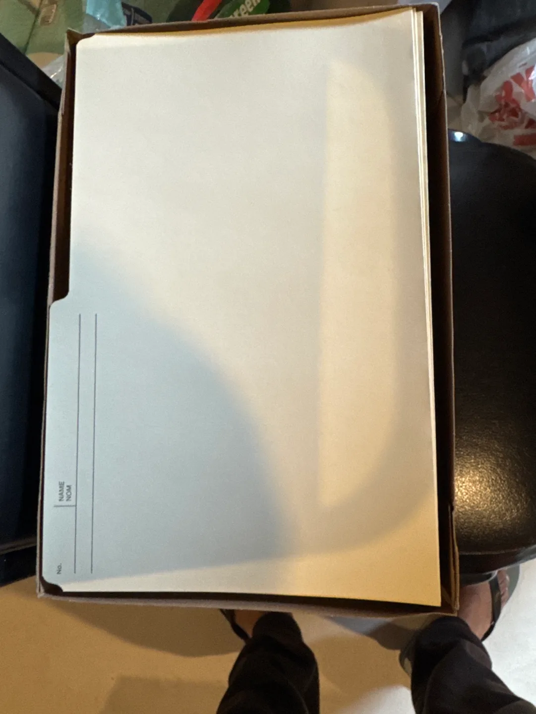 Bulk Lot of Continental Legal Size Hanging File Folders image indicator(4)