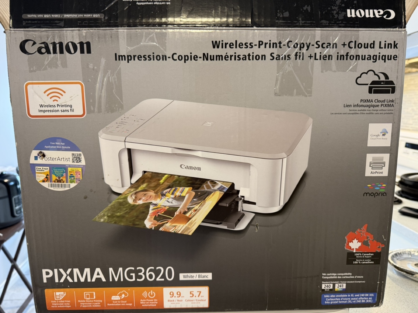 Canon PIXMA MG3620 Wireless Printer