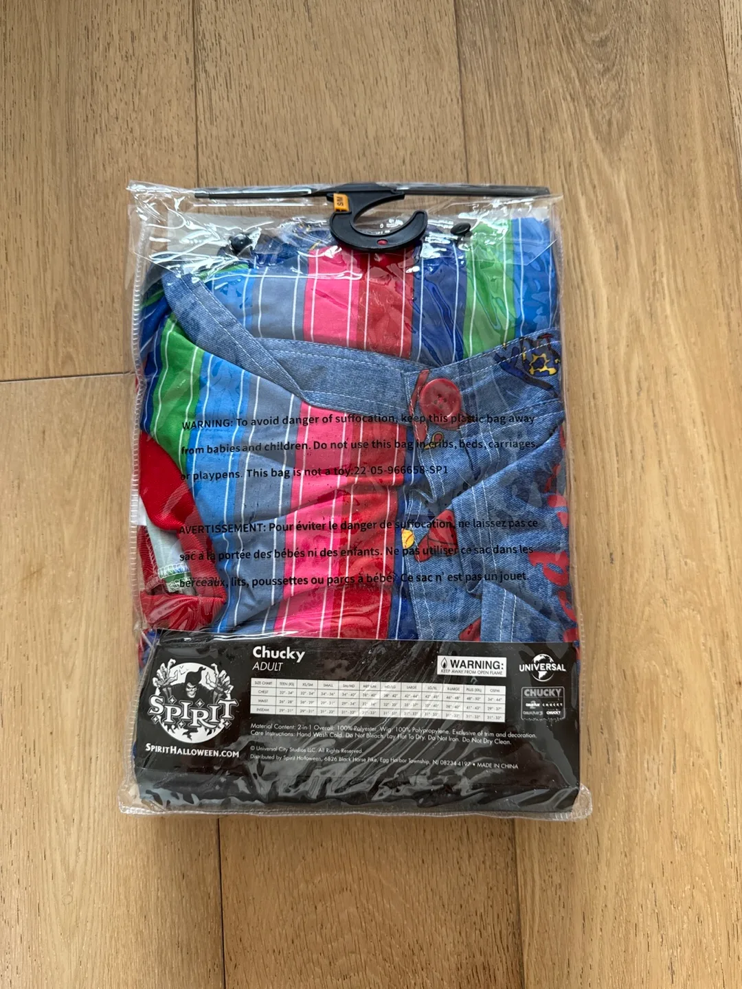 Adult Chucky Costume SM image indicator(2)