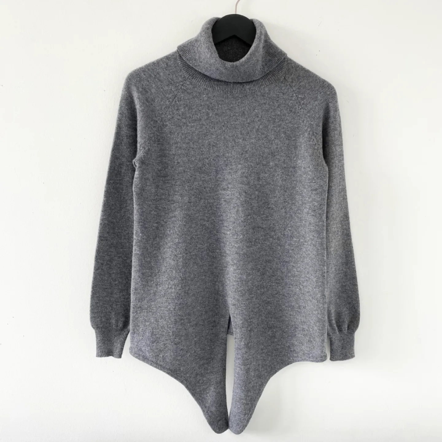 Massimo Dutti Wool / Cashmere Tie Front Turtleneck Sweater image indicator(3)