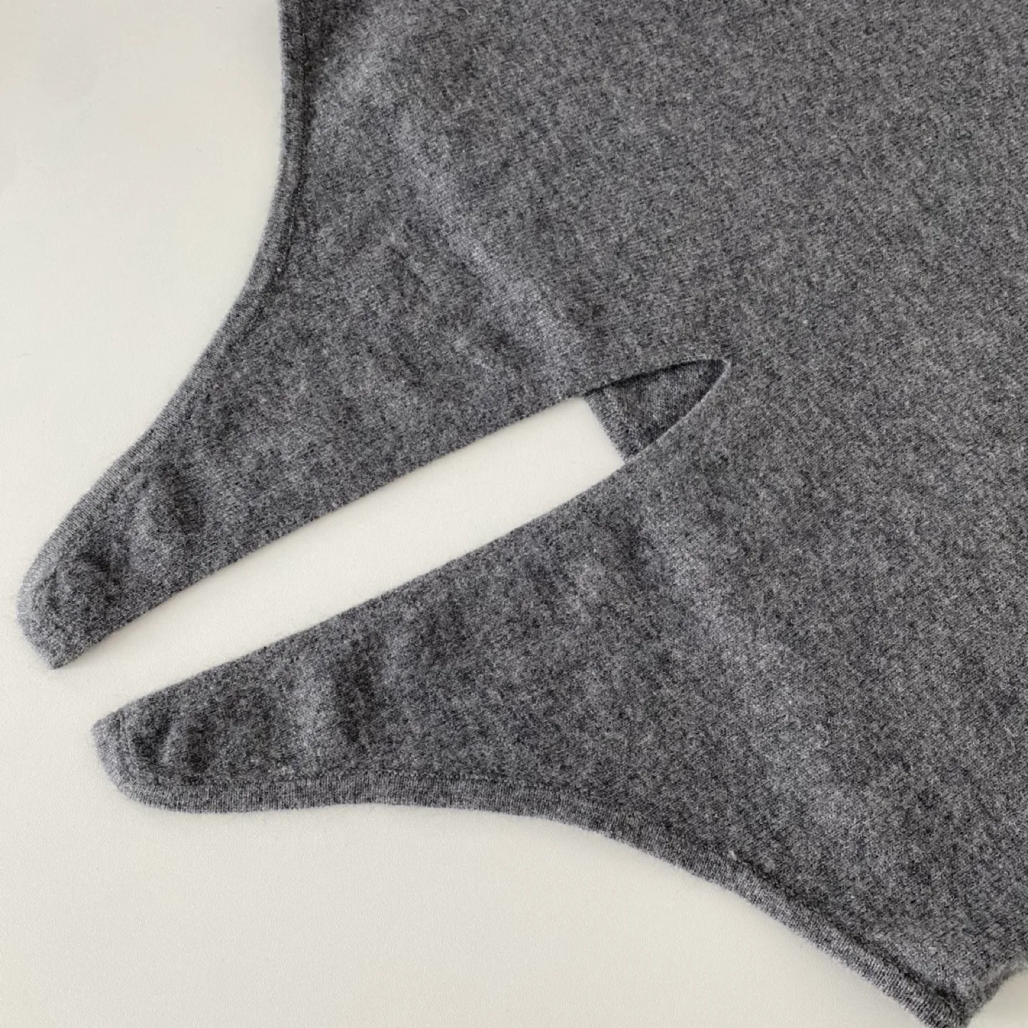 Massimo Dutti Wool / Cashmere Tie Front Turtleneck Sweater image indicator(5)