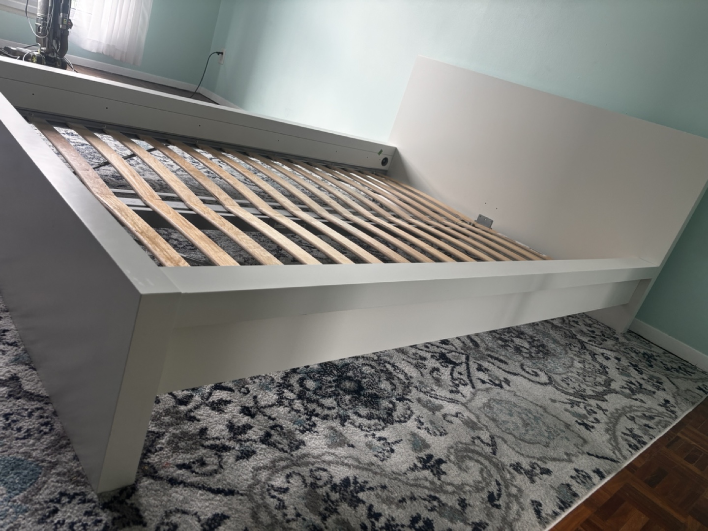 IKEA MALM White Queen Bed Frame