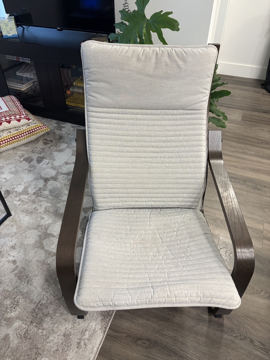 IKEA Poang Chair with Cushion - photo 2