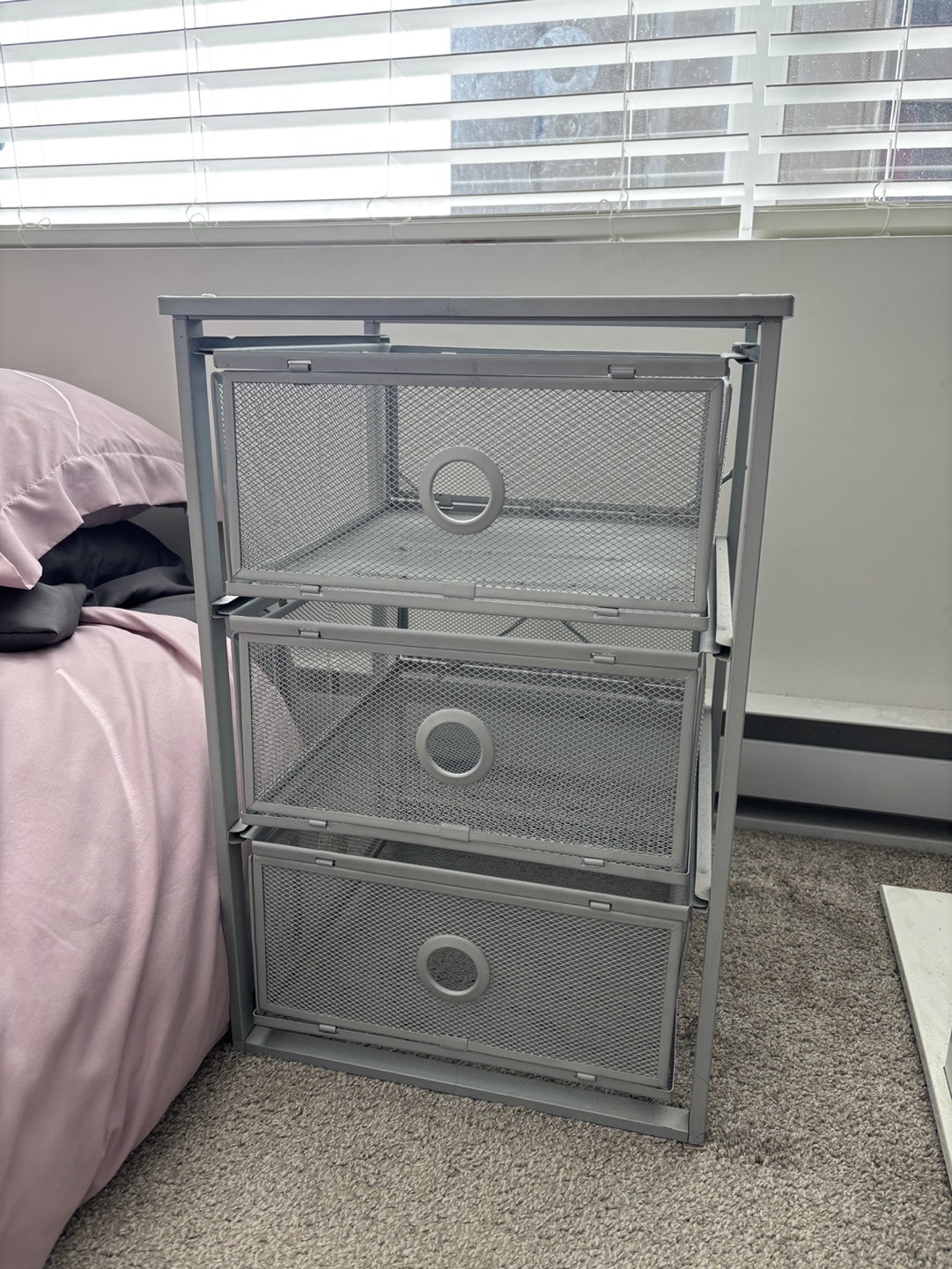 Three-Drawer Metal Mesh Organizer - photo 4