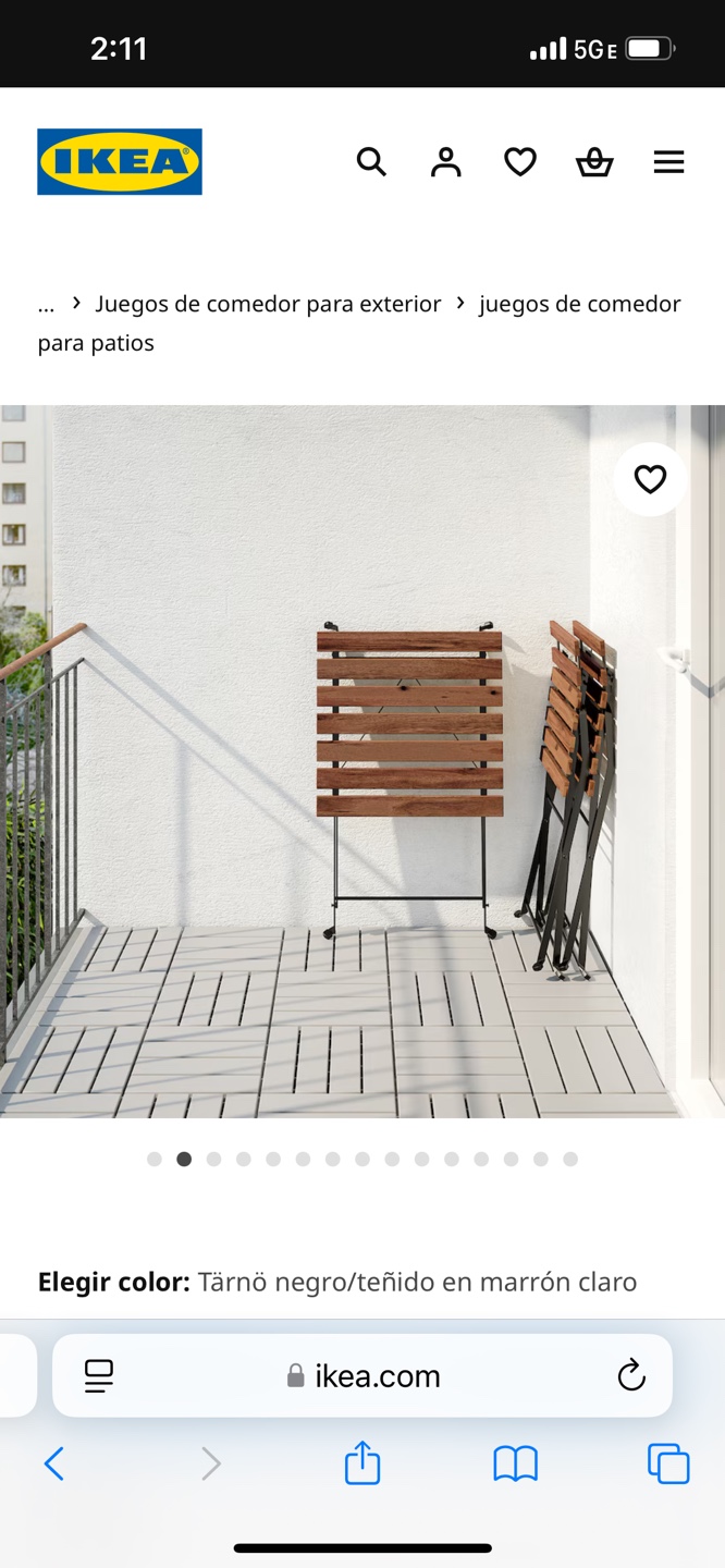 IKEA TÄRNÖ Set - Table and 4 Chairs - photo 3