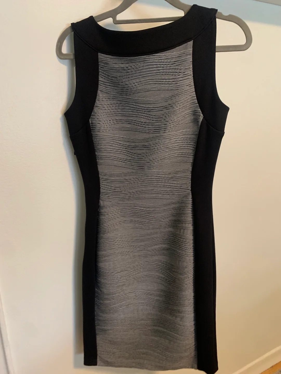 CK Grey and Black Sleeveless Dress image indicator(2)