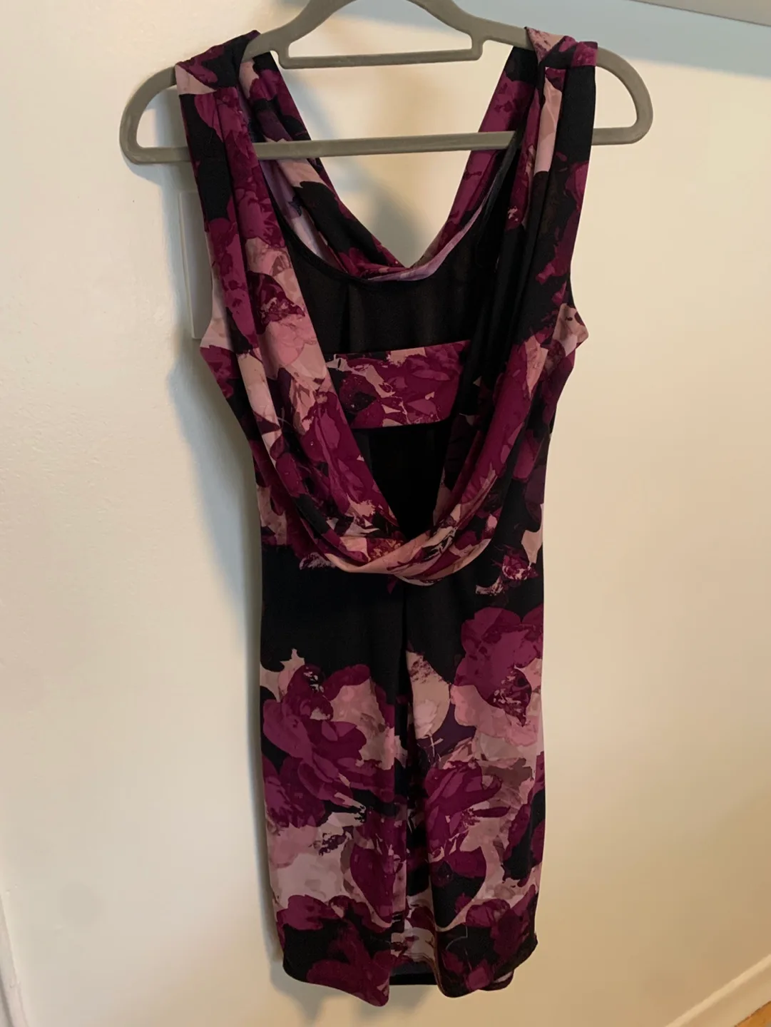 Le Chateau Purple Floral Dress Size P/S image indicator(2)