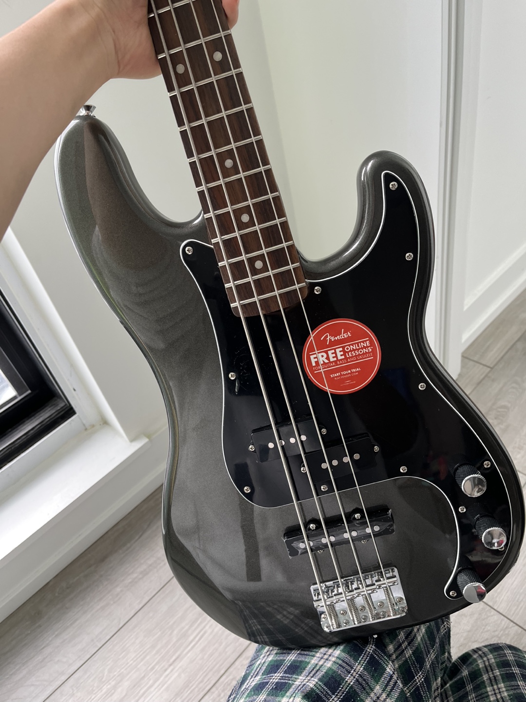 Squier Affinity Precision Bass - Gun Metal Silver - photo 4