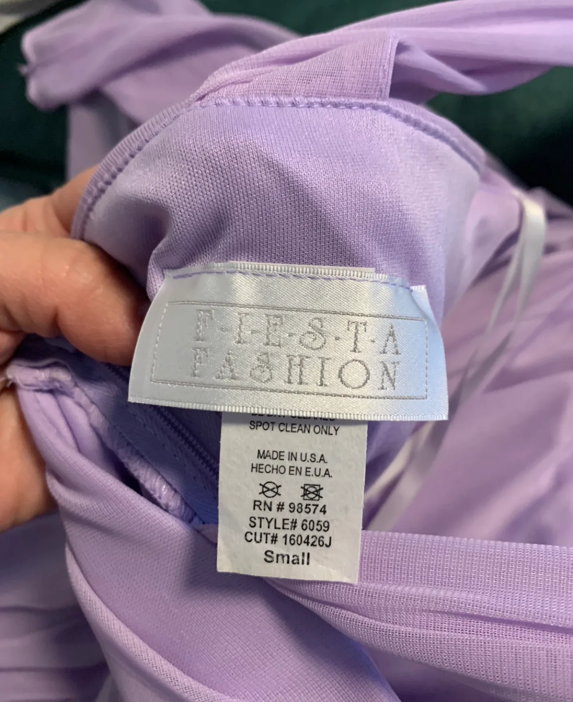 Lilac Festa Fashion Girls' Maxi Dress image indicator(3)