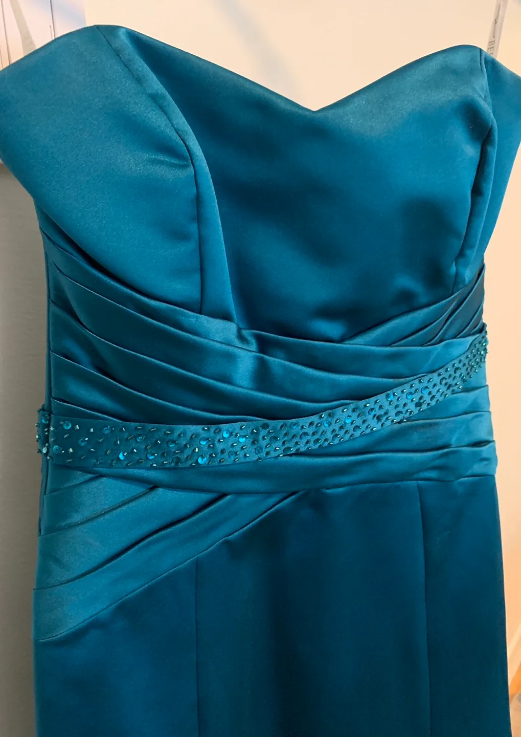 Teal Bridesmaid Dress Size 8 image indicator(4)