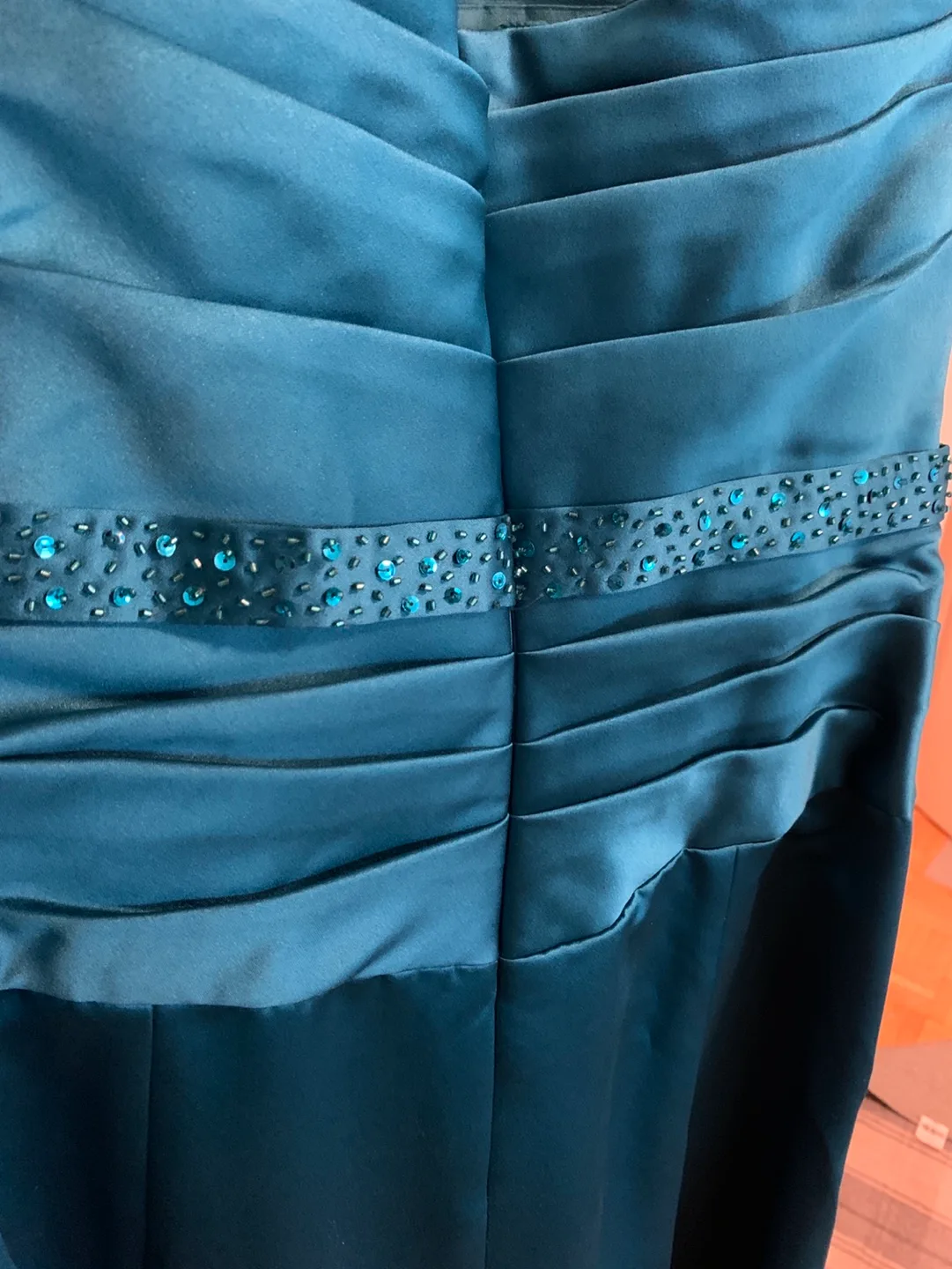 Teal Bridesmaid Dress Size 8 image indicator(3)