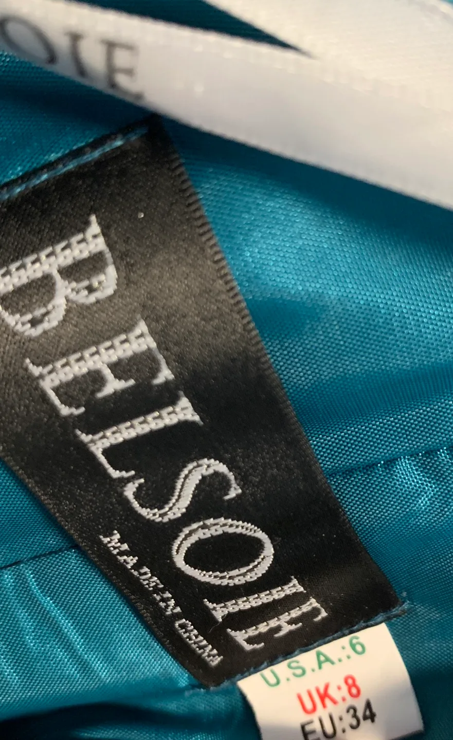 Teal Bridesmaid Dress Size 8 image indicator(5)