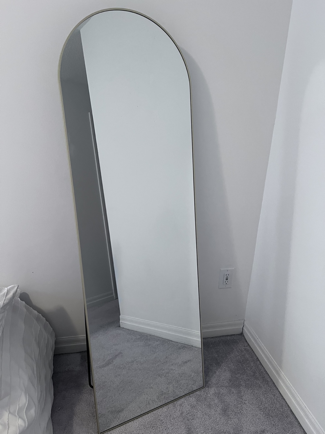 Gold arch mirror