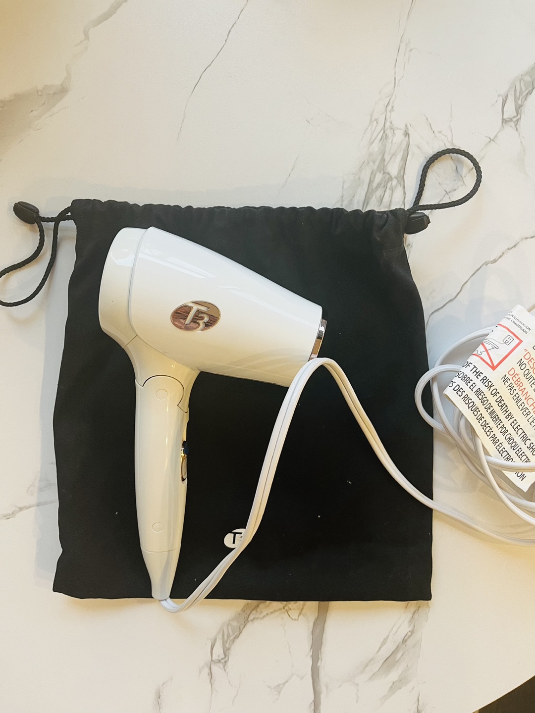 T3 Featherweight RoseGold Foldable Hair Dryer
