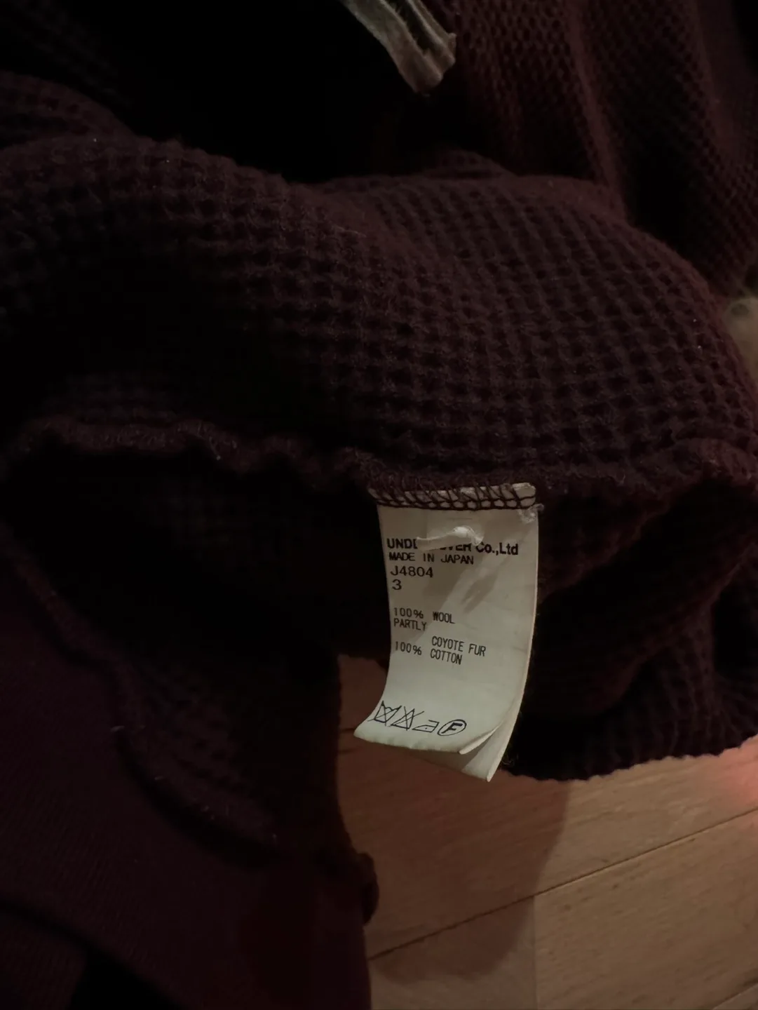 Undercover AW12 Coyote Fur Hoodie image indicator(3)