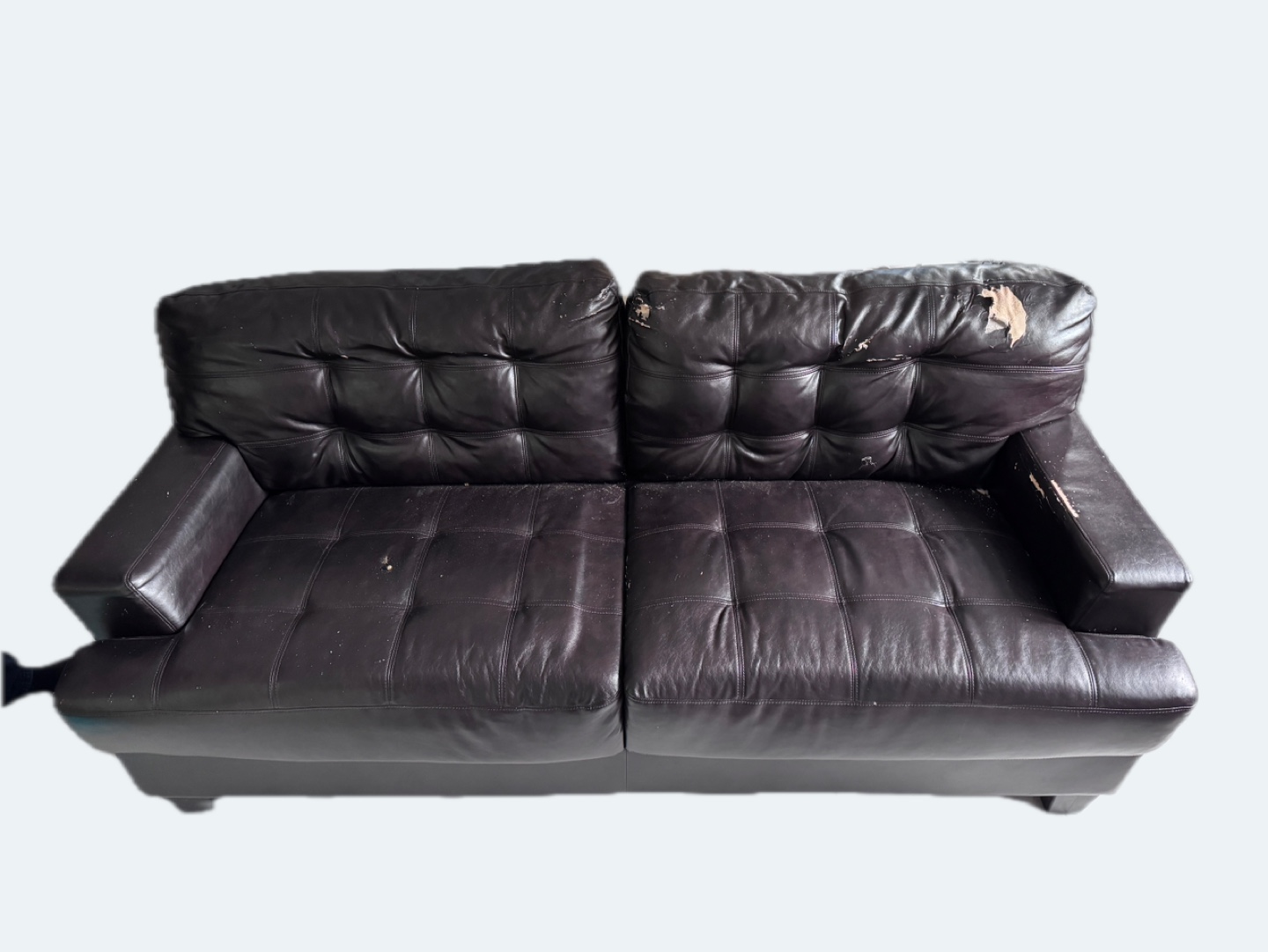 Brown Leather Sofa