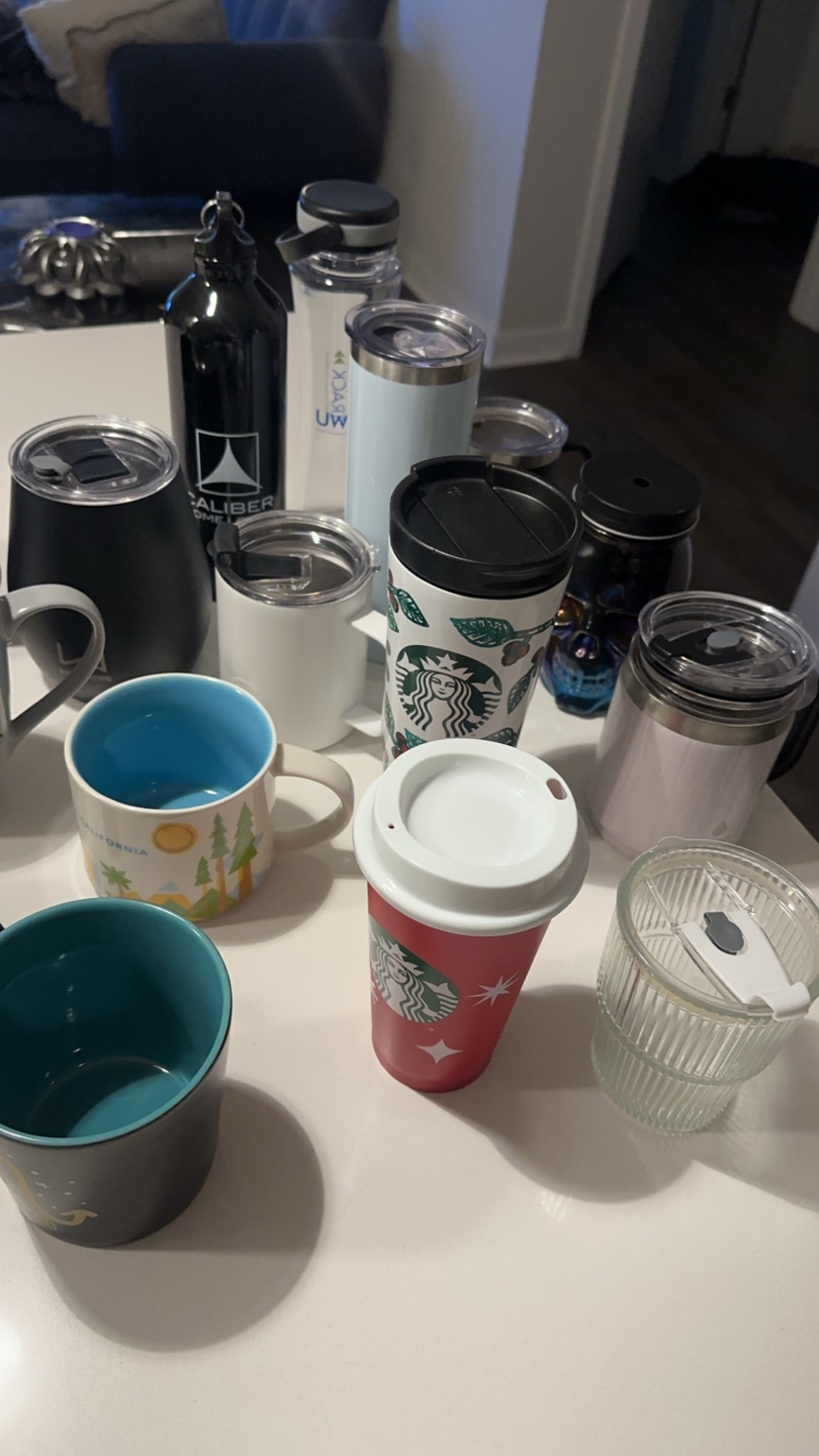 Bundle of Mugs, Tumblers, and Water Bottles