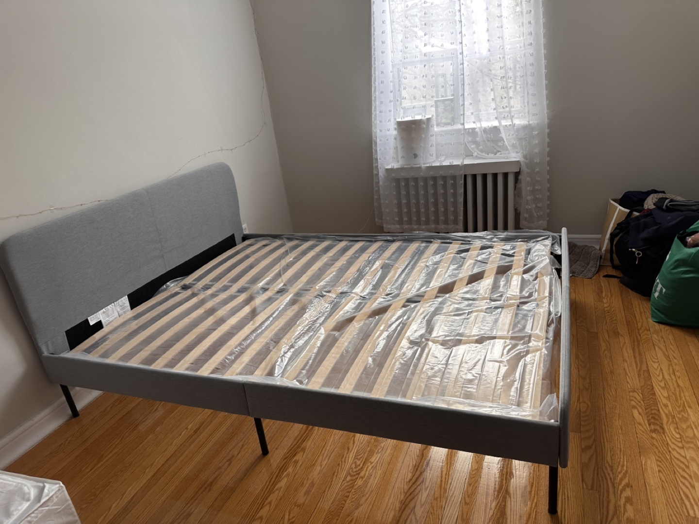 IKEA Bedframe (Queen) and Sleep Country Mattress