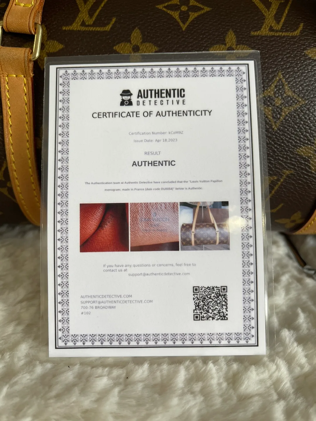 Authentic Louis Vuitton Papillon Handbag image indicator(2)