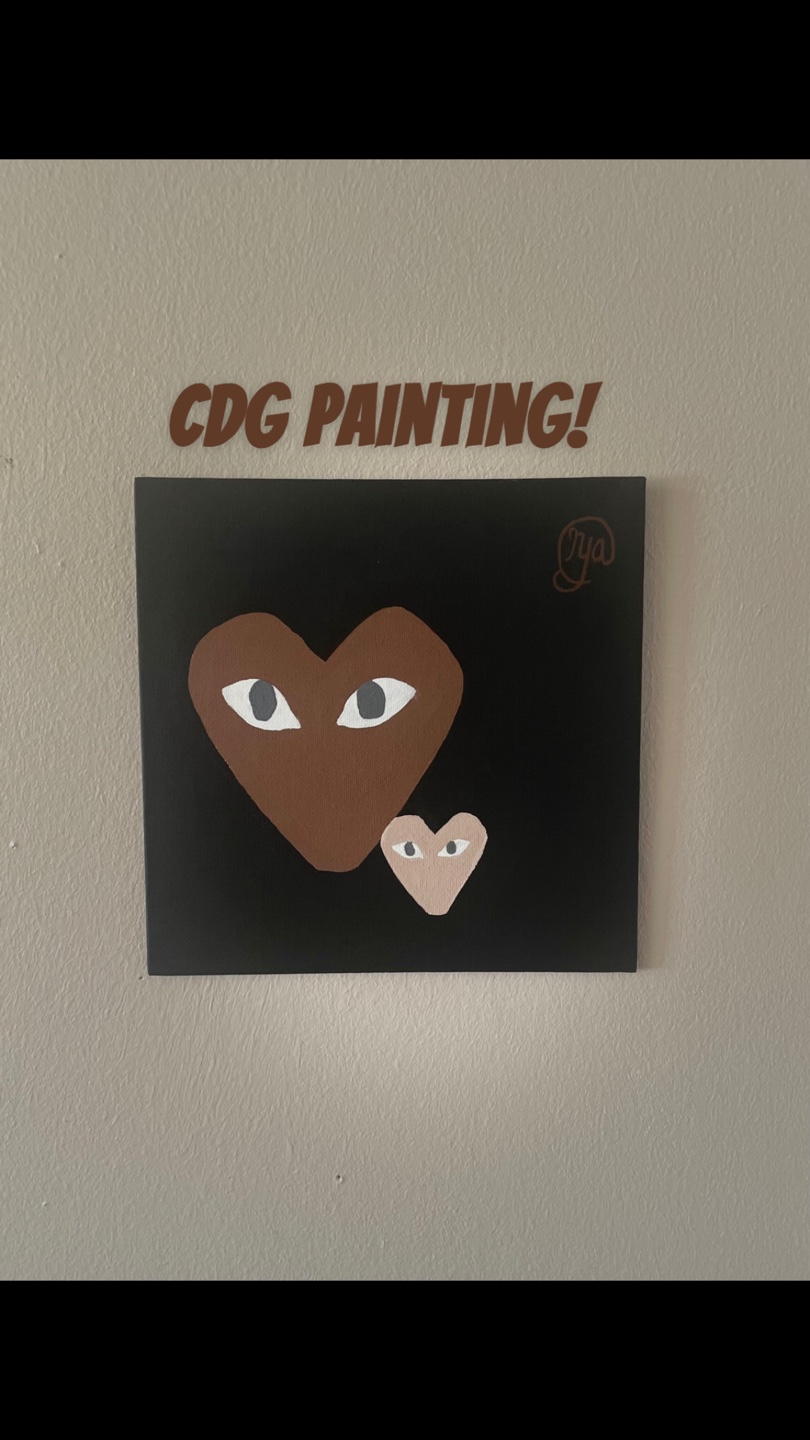 CDG Play Heart Painting